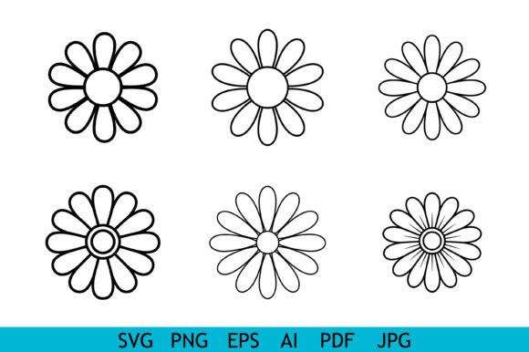 Daisy Flower SVG Bundle Set Review