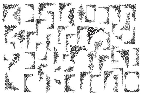 Floral Corner Frame Vector Review