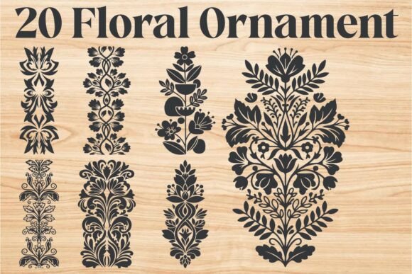 Floral Ornament Vector Bundle