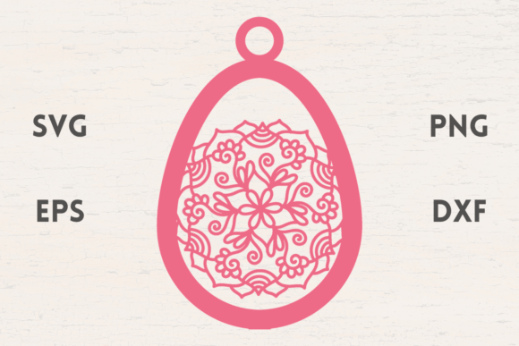 Mandala Easter Egg Floral